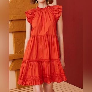 Ulla Johnson Nasturtium Joan Mini Dress